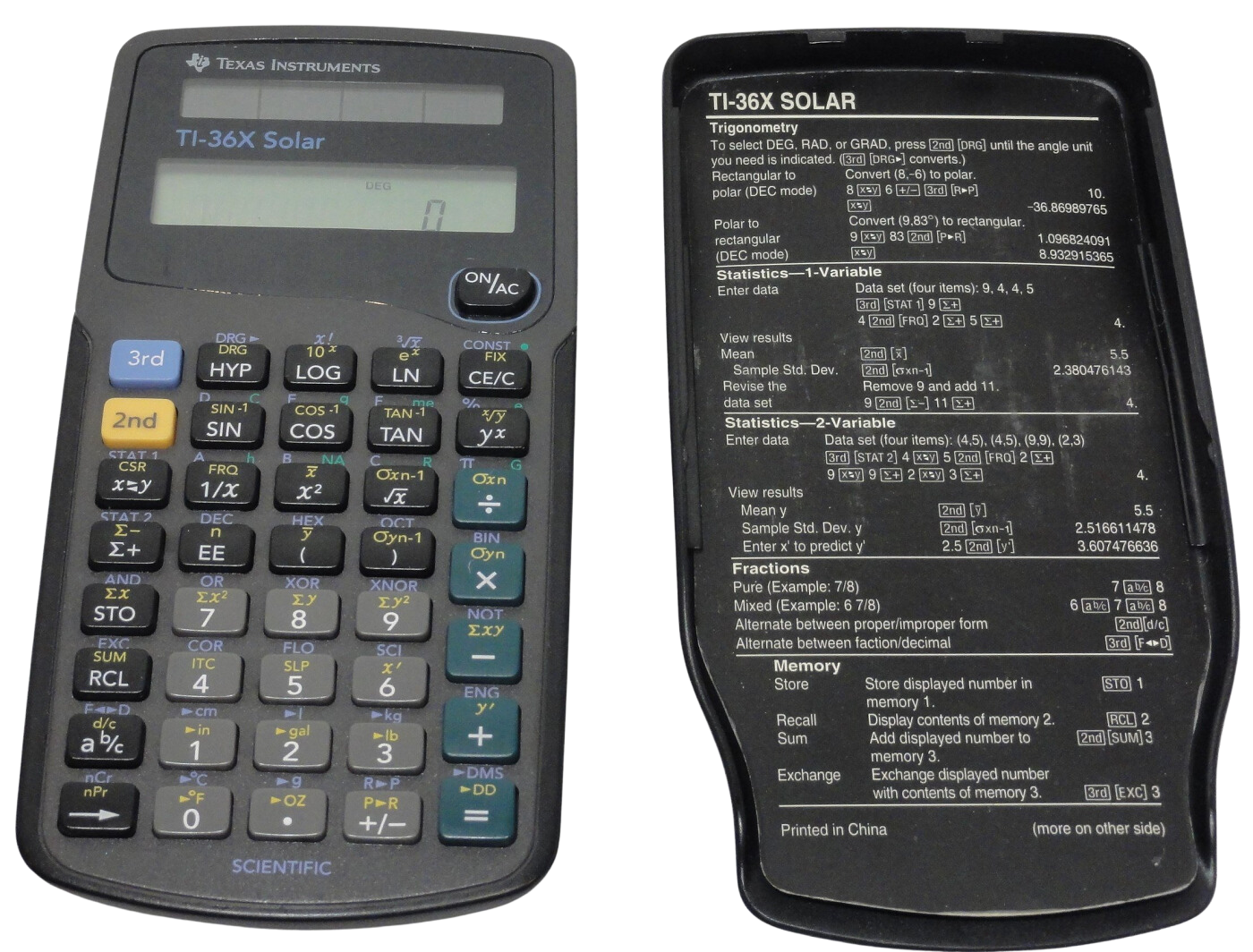 Texas Instruments TI-36X SOLAR